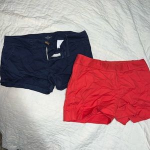 Size 6 shorts by The Limited and American Eagle